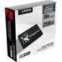 Kingston KC600 256 GB Solid State Drive - 2.5" Internal - SATA (SATA/600) - Notebook, Desktop PC Device Supported - 150 TB TBW - 550 - (SKC600/256G)