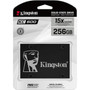 Kingston KC600 256 GB Solid State Drive - 25 Internal - SATA SATA600 - Notebook Desktop PC Device Supported - 150 TB TBW - 550 - SKC600256G
