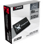 Kingston KC600 512 GB Solid State Drive - 2.5" Internal - SATA (SATA/600) - Desktop PC, Notebook Device Supported - 300 TB TBW - 550 - (SKC600/512G)