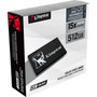 Kingston KC600 512 GB Solid State Drive - 25 Internal - SATA SATA600 - Desktop PC Notebook Device Supported - 300 TB TBW - 550 - SKC600512G