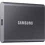 Samsung T7 MU-PC1T0TAM 1 TB Portable Solid State Drive - External - PCI Express NVMe - Titan Gray - Gaming Console Smartphone PC - MU-PC1T0TAM