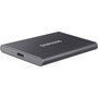 Samsung T7 MU-PC1T0TAM 1 TB Portable Solid State Drive - External - PCI Express NVMe - Titan Gray - Gaming Console Smartphone PC - MU-PC1T0TAM