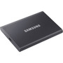 Samsung T7 MU-PC1T0TAM 1 TB Portable Solid State Drive - External - PCI Express NVMe - Titan Gray - Gaming Console Smartphone PC - MU-PC1T0TAM