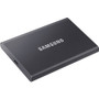 Samsung T7 MU-PC500T/AM 500 GB Portable Solid State Drive - External - PCI Express NVMe - Titan Gray - Gaming Console, Desktop PC, - C (MU-PC500T/AM)