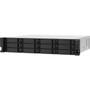 QNAP TS-1273AU-RP-8G SANNAS Storage System - AMD Ryzen V1500B Quad-core 4 Core 220 GHz - 12 x HDD Supported - 0 x HDD Installed - TS-1273AU-RP-8G-US