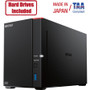 Buffalo LinkStation 720D 16TB Hard Drives Included (2 x 8TB, 2 Bay) - Hexa-core (6 Core) 1.30 GHz - 2 x HDD Supported - 2 x HDD - 16 - (Fleet Network)