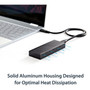 StarTechcom USB-C 10Gbps to M2 NVMe SSD Enclosure - Portable M2 PCIe Aluminum Case - 1GBs Read  Write - Mac  PC - USB-C for 2 M2E1BMU31C