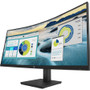 HP P34HC G4 34" WQHD Curved Screen Edge LED LCD Monitor - 21:9 - Black - 34" (863.60 mm) Class - Vertical Alignment (VA) - 3440 x 1440 (Fleet Network)