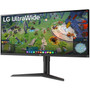 LG Ultrawide 34WP65G-B 34 UW-UXGA LED LCD Monitor - 219 - 34 86360 mm Class - In-plane Switching IPS Technology - 2560 x 1080 34WP65G-B