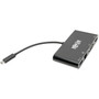 Tripp Lite U444-06N-HV4GUB Docking Station - for NotebookTabletSmartphoneProjectorMonitor - USB 31 Type C - 2 x USB Ports - 1 x - U444-06N-HV4GUB