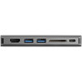 StarTech.com USB C Multiport Adapter - USB-C Mini Travel Dock w/ 4K HDMI or 1080p VGA - 100W PD, 3x USB, SD, GbE, Audio - - 8-in-1 w/ (Fleet Network)