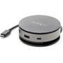 StarTechcom USB C Multiport Adapter - USB Type-C 10Gbps Mini Dock 4K 60Hz HDMIDisplayPort1080p VGA - 75W PD Passthrough USB Hub  DKT31CHDVCM