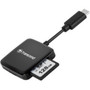 Transcend RDC3 Flash Reader - SDHC SDXC microSDHC microSDXC SD microSD - USB 32 Gen 1 Type C100 Pack TS-RDC3