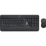 Logitech MK540 Wireless Keyboard Mouse Combo - USB Wireless RF Keyboard - Black - USB Wireless RF Mouse - Optical - 1000 dpi - 3 - - - (Fleet Network)