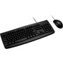 Kensington Pro Fit Washable Wired Desktop Set - USB Cable Keyboard - 104 Key - USB Cable Mouse - Optical - 1600 dpi - 3 Button - - - K70316US