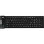 Adesso Antimicrobial Waterproof Flex Keyboard Compact Size - Cable Connectivity - USB Interface - 108 Key Home Page Email My My - AKB-222UB