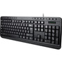 Adesso AKB-132 - Spill-Resistant Multimedia Desktop Keyboard (PS/2) - Cable Connectivity - PS/2 Interface - 104 Key Media Player, Up, (Fleet Network)