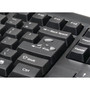 Kensington Pro Fit Wireless Keyboard - Black - Wireless Connectivity - RF - USB Interface - QWERTY Layout - Computer - Membrane - K72450USA