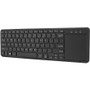 Adesso Wireless Keyboard with Built-in Touchpad - Wireless Connectivity - RF - 30 ft (9144 mm) - 2.40 GHz - USB Interface - 78 Key Key (Fleet Network)