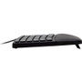 Kensington Pro Fit Ergo Wired Keyboard - Cable Connectivity - USB Type A Interface - Windows, Chrome OS, Mac OS - Black (Fleet Network)