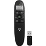 V7 Professional Wireless Green Laser Presenter - Black - Laser - Wireless - Radio Frequency - 2.40 GHz - Black - USB (Fleet Network)