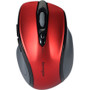 Kensington Pro Fit Wireless Mid-Size Mouse - Optical - Wireless - Radio Frequency - Red - USB - 1600 dpi - Scroll Wheel - Medium Size (K72422AMA)