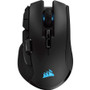 Corsair IRONCLAW RGB Wireless Gaming Mouse - Optical - Cable/Wireless - Bluetooth/Radio Frequency - 2.40 GHz - Black - USB 2.0 - 18000 (Fleet Network)
