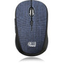 Adesso iMouse S80L - Wireless Fabric Optical Mini Mouse Blue - Optical - Wireless - Radio Frequency - 240 GHz - No - Blue - USB - - IMOUSE S80L