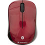 Verbatim Bluetoothreg Wireless Tablet Multi-Trac Blue LED Mouse - Garnet - Blue LED - Wireless - Bluetooth - Garnet - 1 Pack - 1600 70240