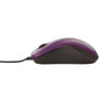 Verbatim Silent Corded Optical Mouse - Purple - Optical - Cable - Purple - USB - Scroll Wheel 70235