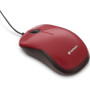 Verbatim Silent Corded Optical Mouse - Red - Optical - Cable - Red - USB - Scroll Wheel (Fleet Network)