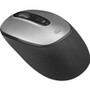 Adesso Antimicrobial Wireless Mouse - Optical - Wireless - Radio Frequency - 2.40 GHz - No - Black, Gray - USB - 1600 dpi - Scroll - 3 (Fleet Network)
