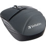 Verbatim Wireless Mini Travel Mouse, Commuter Series - Graphite - Radio Frequency - 2.40 GHz - Graphite - 1000 dpi (Fleet Network)