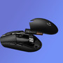 Logitech G305 LIGHTSPEED Wireless Gaming Mouse - Travel Mouse - Optical - Wireless - Radio Frequency - 240 GHz - Lilac - 12000 dpi - 910-006020