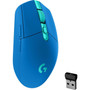 Logitech G305 LIGHTSPEED Wireless Gaming Mouse - Travel Mouse - Optical - Wireless - Radio Frequency - 240 GHz - Blue - 12000 dpi - 6 910-006012