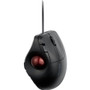Kensington ProFit Ergo Vertical Wired Trackball - Cable - Red, Black - 1 Pack - USB - 1500 dpi - 9 Button(s) (Fleet Network)