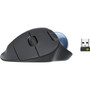 Logitech ERGO M575 Wireless Trackball - Optical - Wireless - Bluetooth - 240 GHz - Graphite - USB - 2000 dpi - Scroll Wheel - 5 910-006197