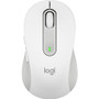 Logitech Signature M650 Mouse - Optical - Wireless - Bluetooth/Radio Frequency - Off White - USB - 2000 dpi - Scroll Wheel - 5 - 5 - (Fleet Network)