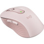 Logitech Signature M650 Mouse - Optical - Wireless - Bluetooth/Radio Frequency - Rose - USB - 2000 dpi - Scroll Wheel - 5 Button(s) - (910-006251)