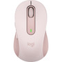 Logitech Signature M650 Mouse - Optical - Wireless - BluetoothRadio Frequency - Rose - USB - 2000 dpi - Scroll Wheel - 5 Buttons - 910-006251