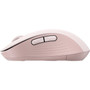 Logitech Signature M650 Mouse - Optical - Wireless - BluetoothRadio Frequency - Rose - USB - 2000 dpi - Scroll Wheel - 5 Buttons - 910-006251