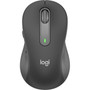 Logitech Signature M650L Mouse - Wireless - BluetoothRadio Frequency - Graphite - USB - 4000 dpi - Scroll Wheel - Large HandPalm - 910-006346