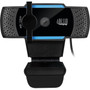 Adesso CyberTrack CyberTrack H5 Webcam - 21 Megapixel - 30 fps - Black Blue - USB 20 - 1920 x 1080 Video - CMOS Sensor - Auto-focus CyberTrack H5