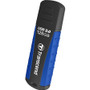 Transcend 128GB JetFlash 810 USB 3.0 Flash Drive - 128 GB - USB 3.0 - Black, Blue - 30 Year Warranty (Fleet Network)