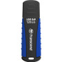 Transcend 128GB JetFlash 810 USB 3.0 Flash Drive - 128 GB - USB 3.0 - Black, Blue - 30 Year Warranty (TS128GJF810)