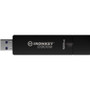 Kingston 128GB IronKey D300 D300S USB 3.1 Flash Drive - 128 GB - USB 3.1 - Anthracite - 256-bit AES - TAA Compliant (IKD300S/128GB)