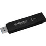 Kingston 64GB IronKey D300 D300S USB 3.1 Flash Drive - 64 GB - USB 3.1 - Anthracite - TAA Compliant (Fleet Network)