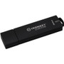 Kingston 64GB IronKey D300 D300S USB 3.1 Flash Drive - 64 GB - USB 3.1 - Anthracite - TAA Compliant (IKD300S/64GB)