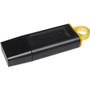 Kingston DataTraveler Exodia 128GB USB 3.2 (Gen 1) Flash Drive - 128 GB - USB 3.2 (Gen 1) - Black, Yellow - 5 Year Warranty (DTX/128GB)