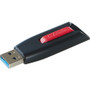Verbatim 64GB Store 'n' Go V3 USB 3.0 Flash Drive - 2pk - Red, Blue - 64 GB - USB 3.0 - Blue, Red - Lifetime Warranty - 2 Pack (70899)